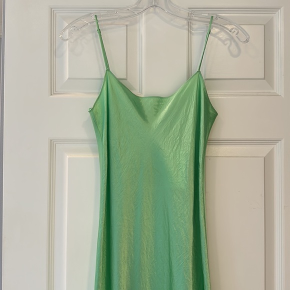 Vince slip midi dress bright green - Picture 2 of 9